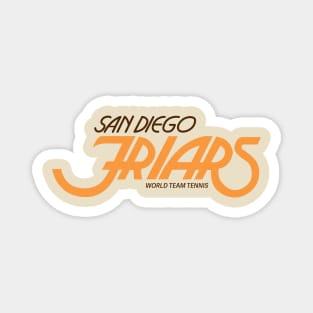 Defunct San Diego Friars World Team Tennis 1977 Magnet