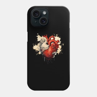iron man heart design Phone Case