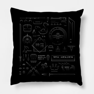 Final Fantasy VII Tribute (Silver) Pillow