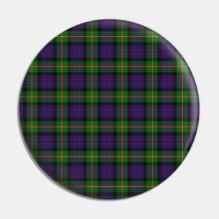 MacDonell of Glengarry Plaid Tartan Scottish Pin