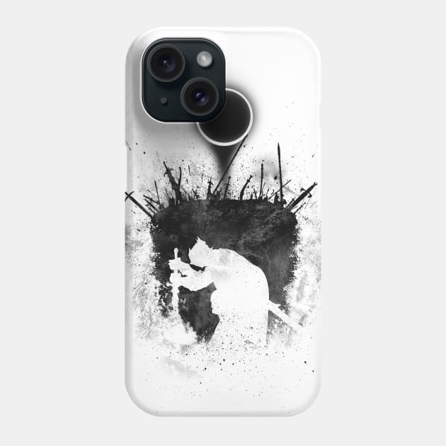 Fire Eclipse (Darkness version) Phone Case by Manoss