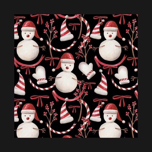 Winter Christmas Pattern by monicasareen