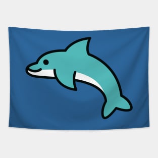 Cute & Simple Dolphin Tapestry