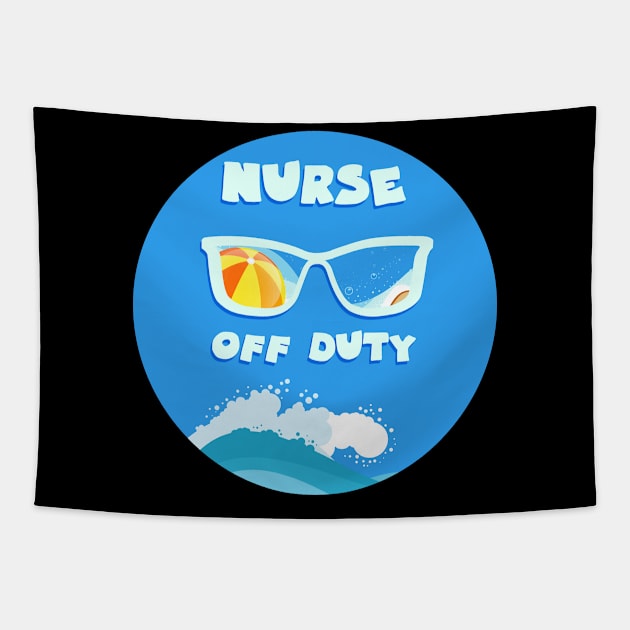 Nurse off duty Tapestry by GoranDesign