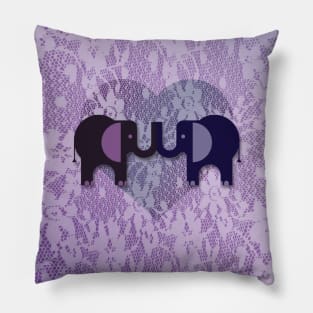 Elephant Love Pillow