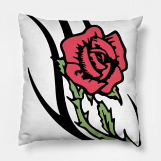 Rose Flower Vintage Design Pillow