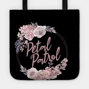 Groovy Petal Patrol Daisy Flower For Bridesmaid Proposal Tote