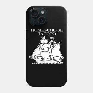 HomeSchooltattoo Ship upside down Phone Case