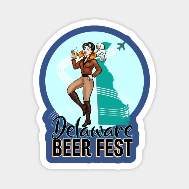 Delaware Beer Fest Logo Magnet by The Trauma Survivors Foundation