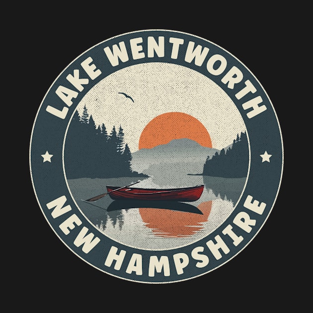 Lake Wentworth New Hampshire Sunset by turtlestart