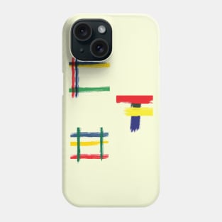 Color Block Hashtags Phone Case