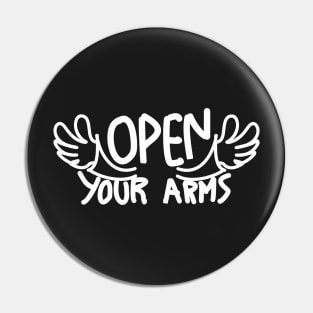 Open Your Arms, Motivational Quotes, Aesthetic Quotes Pin