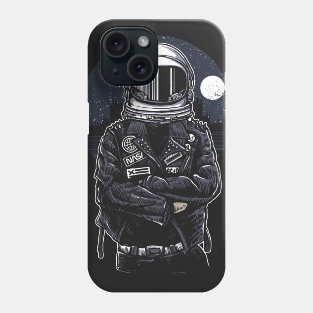 Cool Crossed Arms Hipster Astronaut Design Phone Case by stockwell315designs