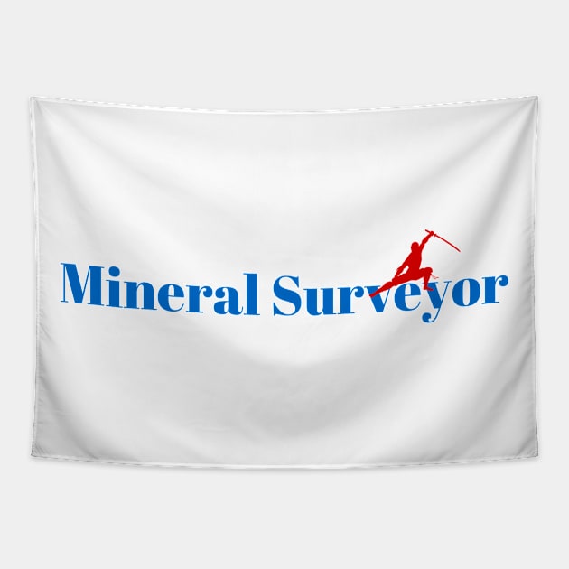 The Mineral Surveyor Ninja Tapestry by ArtDesignDE