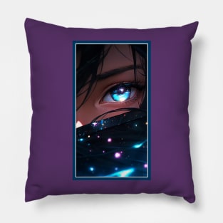 Anime Girl Eye | Quality Anime Artwork | Anime Aesthetic | Manga Anime Art Pillow