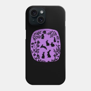 Rabbits in the wood Phone Case