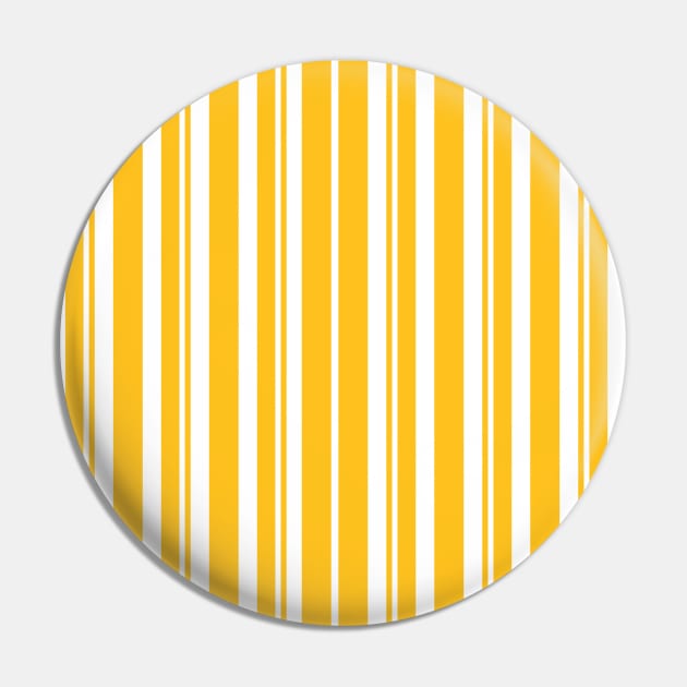 Dapper Stripes, Yellow Pin by Heyday Threads