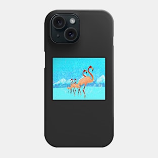 Flamingo Desert Phone Case