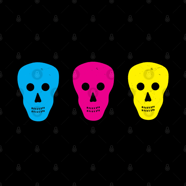 C.M.Y Skulls by ölümprints