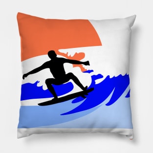 Out of water I am nothing Surfer quote Pillow