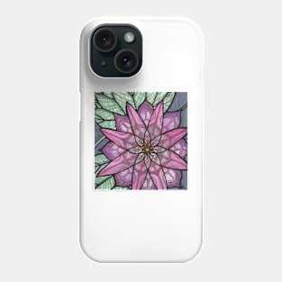 Geometric Lotus Phone Case