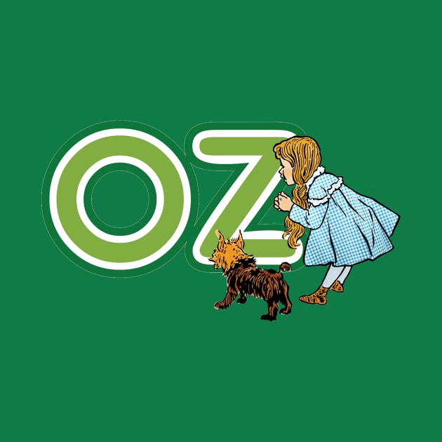 Vintage Wizard of Oz Dorothy and Toto by MasterpieceCafe