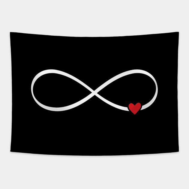 Heart infinity sign symbol gift Tapestry by FrauK