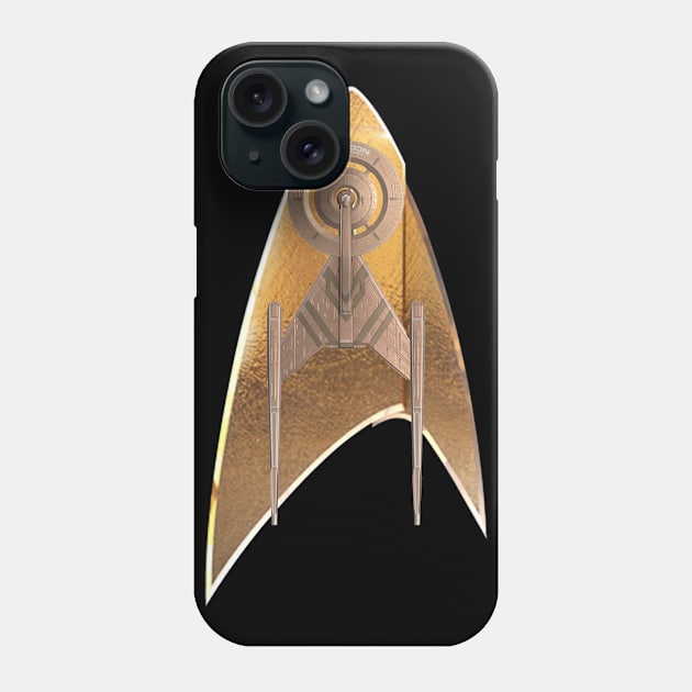 Star Trek Discovery Badge N Ship Phone Case by Ratherkool