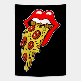 Paint It Pizza Tapestry