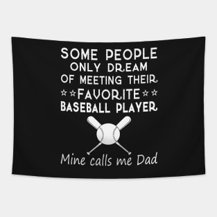 Father (2) BASEBALL DAD Tapestry