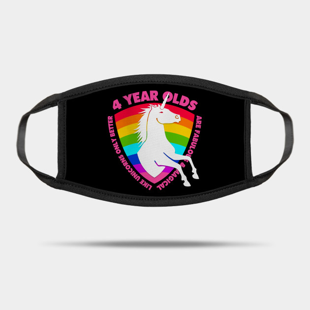 4 Year Old Unicorn 4th Birthday Gift For Women Girls 4 Year Old