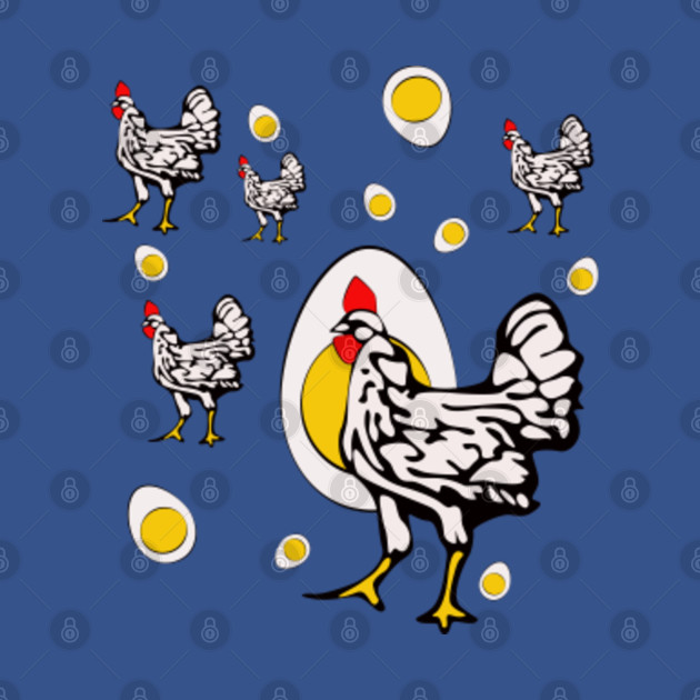 Roseanne Chicken, Retro Chickens - Roseanne Chicken - T-Shirt