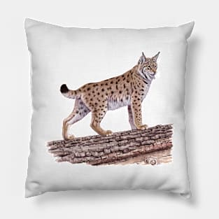 Eurasian Lynx Pillow