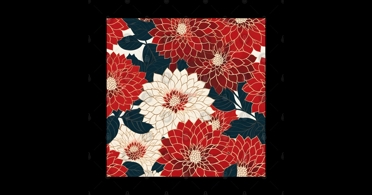 Red Dahlia - Golden Kimono main image 0