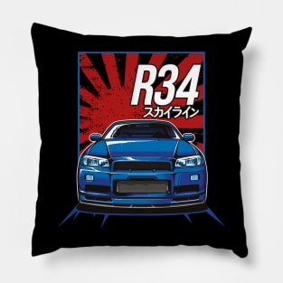 Nissan Skyline R34 Pillow