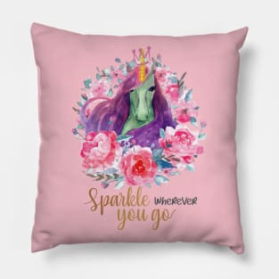 Sparkle wherever you go Pillow