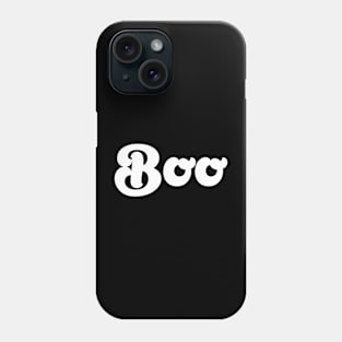 Boo Scary White Tshirt Phone Case