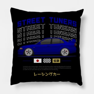 Tuner Blue EVO V JDM Pillow