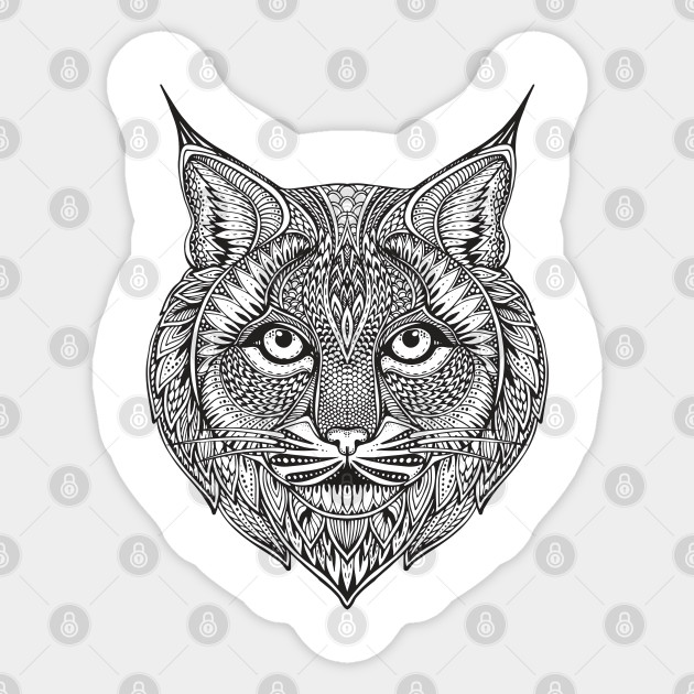 Cat Tattoo Black And White Alien Holding A Cat Tattoo Sticker Teepublic