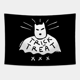 Trick or Treat The Masked Man Tapestry