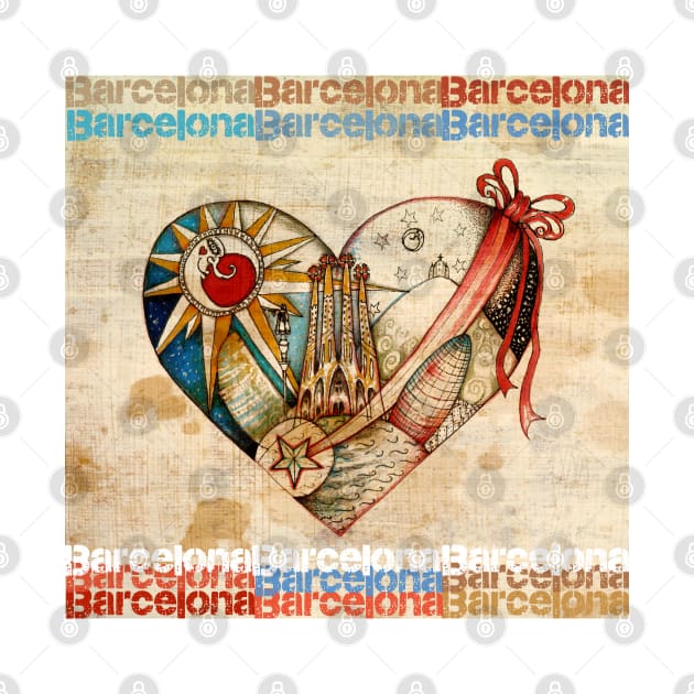 Barcelona Spirit - Vintage by aremaarega