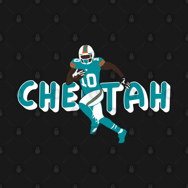 Cheetah, Tyreek 10 Miami Football themed by FanSwagUnltd