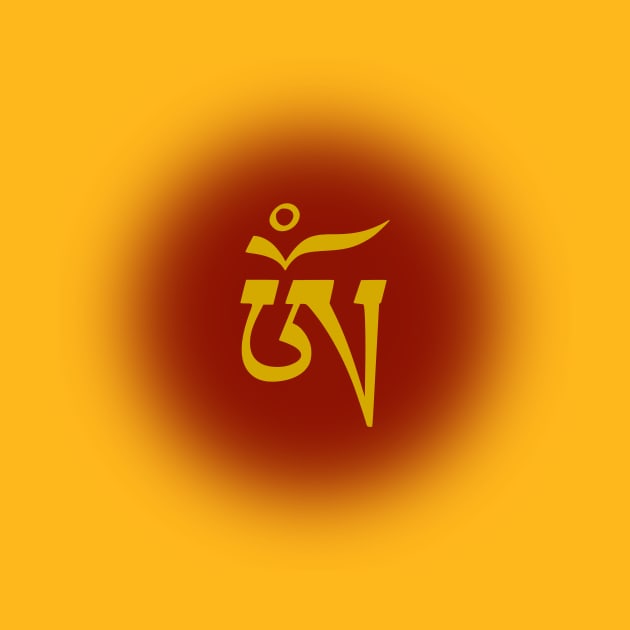 Tibetan Aum by Papio