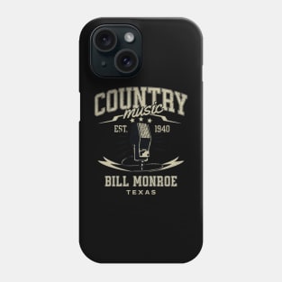 country music microphone singer  v3 Phone Case