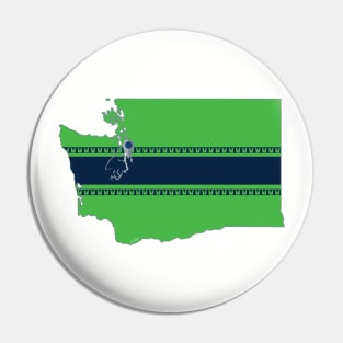 Seattle Football (Alternate) Pin