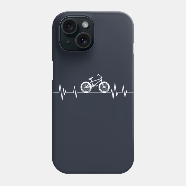 Bicycle Heartbeat,BMX Heartbeat bmx bike Phone Case by mezy
