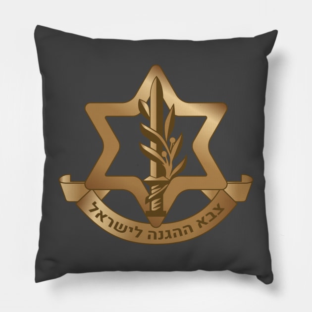 Israel Defense Force Insignia Pillow by EphemeraKiosk