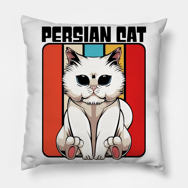 Persian Cat Pillow by Lumio Gifts