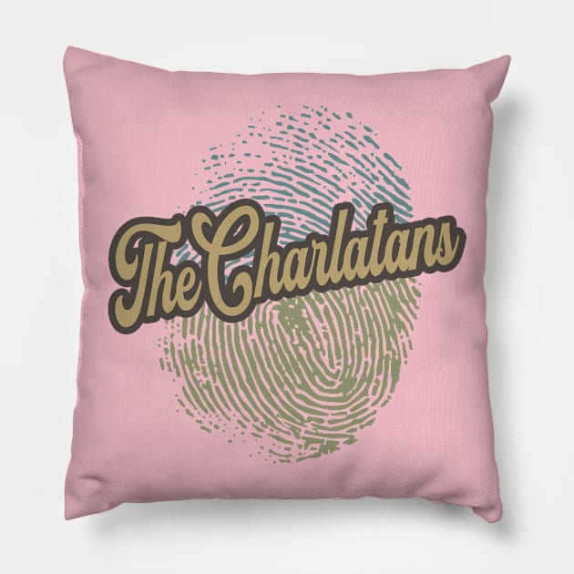 The Charlatans Fingerprint Pillow by anotherquicksand