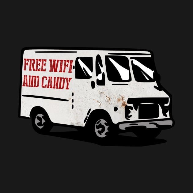 free wifi and candy rusty van funny meme by Captain-Jackson